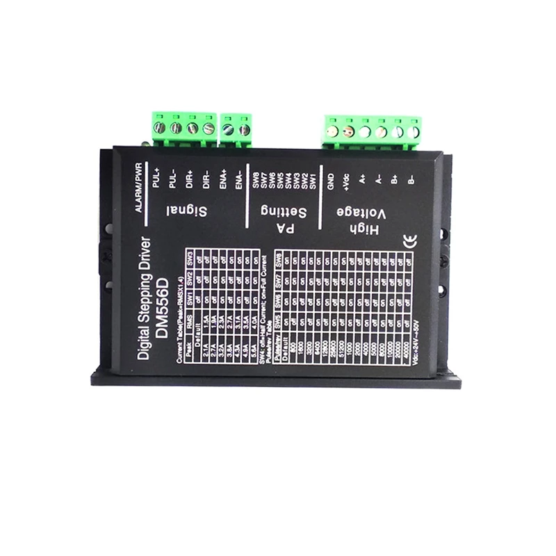 스텝퍼 모터 드라이버 교체, DM556D, 5.6A, 24-50V 세분, 256 DSP, 고성능 디지털 CNC, 17, 23, 34 스텝퍼 모터용