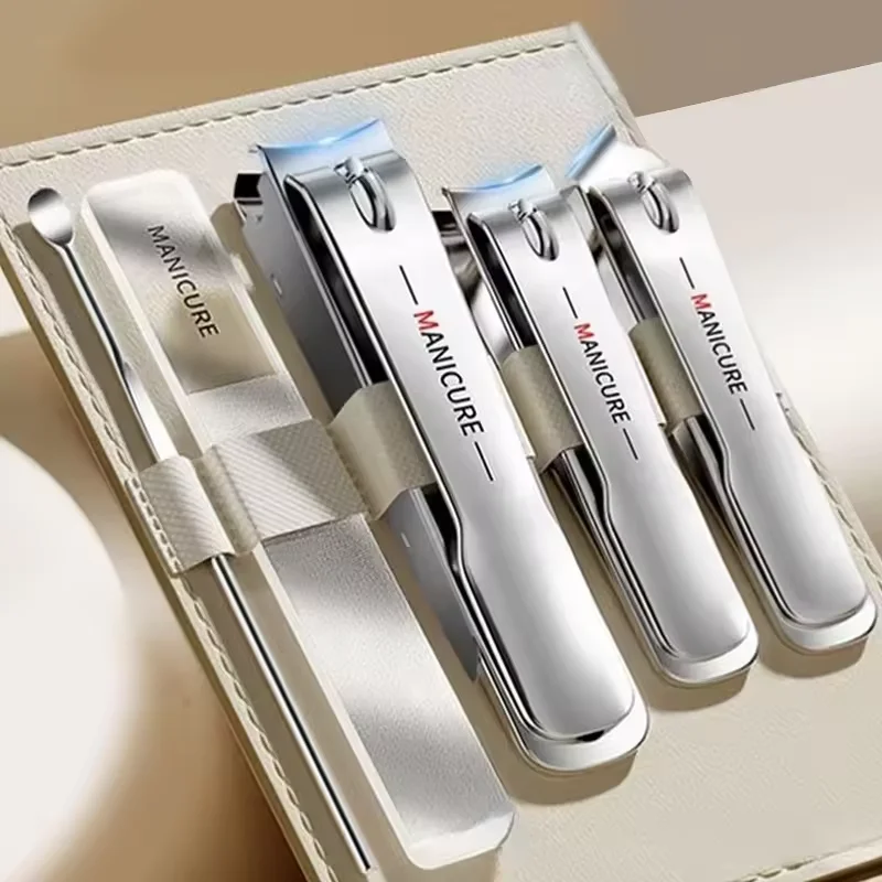 남녀 모두에게 적합한 가정용 정밀 곡선형 손톱깎이 세트, 각 손가락에 하나씩의 손톱깎이 포함