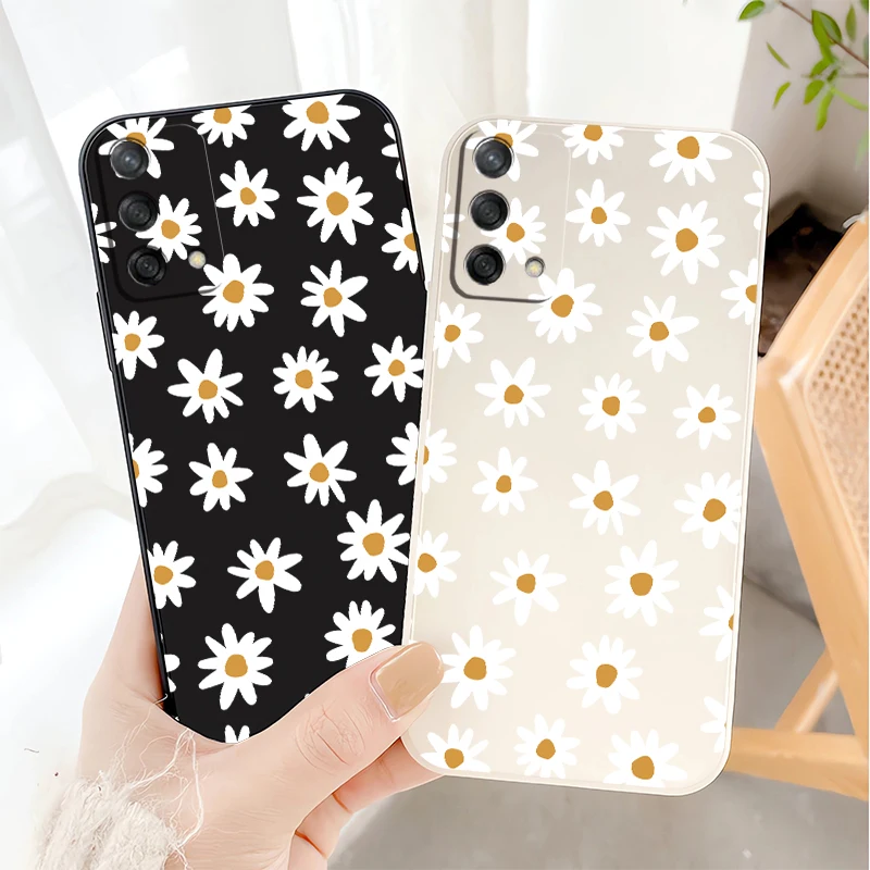 Daisies Flowers Shockproof Silicone Soft Phone Case Cover