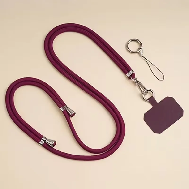 Versatile Hands-Free Phone Lanyard with Adjustable Neck & Shoulder Strap