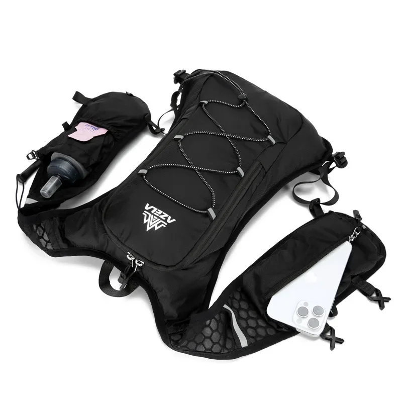 8L Running Hydration Vest Backpack Men Women Outdoor Sport Bags Trail Marathon Jogging Hiking Backpack Option Water Bag Flask 4