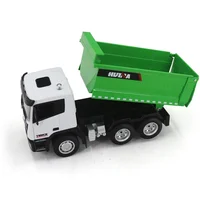 HUINA 1556 RC Dump Truck 1:18 6Channels Electric Car Engineering Vehicle Excavator 2.4G Radio Controlled Cars Toys for Boy 2