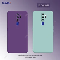 Soft Liquid Silicone Phone Case for OPPO A11 6.5" PCHM10 PCHT10 Original Camera Lens Protection Classic Straight Edge Back Cover 1