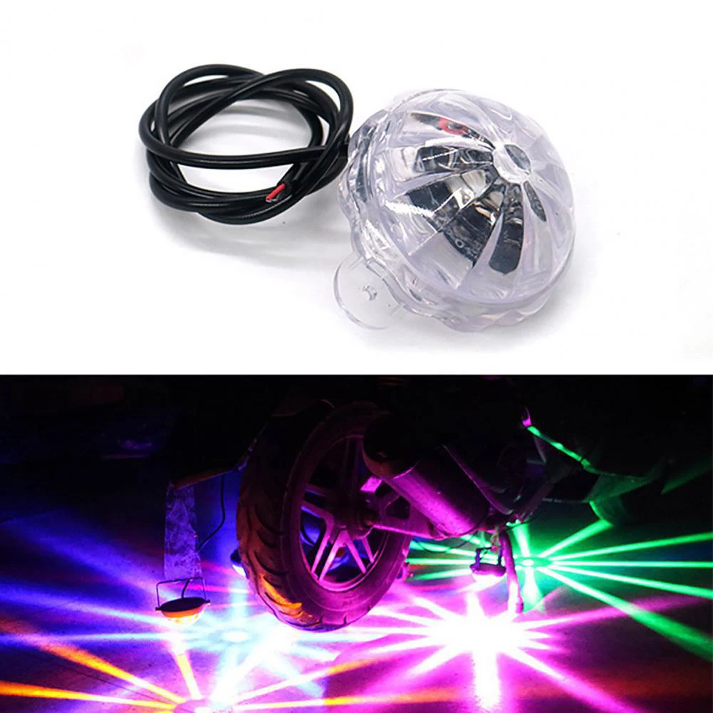 12V Motor Light Motorbike Flash Strobe Light RGB Atmosphere Lamp LED Motorcycle Lighting
