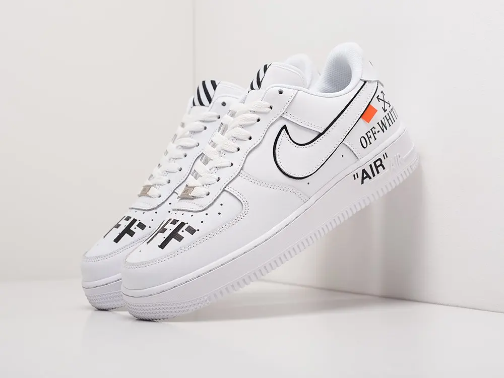 Instantáneamente préstamo tirar a la basura Sneakers Nike X Off-white Air Force 1 Low White Demisezon Male - Casual  Sneakers - AliExpress