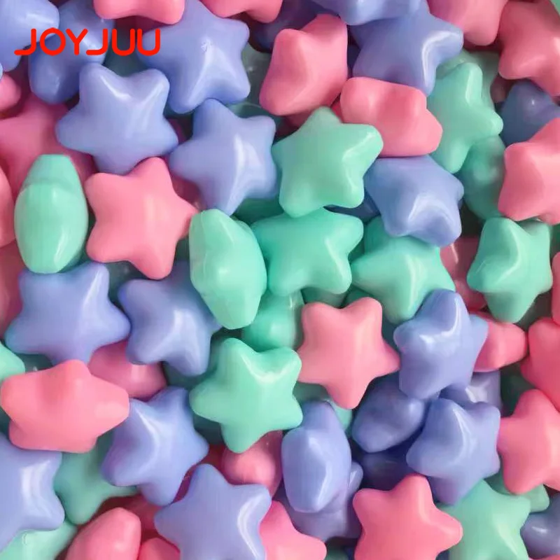 Plastic Balls for Baby Water Pool Ocean Wave Kids Swim Ball Pit Heart/Star Shape Outdoors Tents Toy 100pcs 5