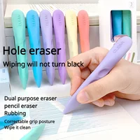 3pcs/set Cute Cartoon Creative Eraser Erasable Pencil Hot Erasable Neutral Pen School Supplies 1