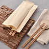 Kraft Paper Chopsticks Set Disposable Chopsticks Set Paper Bag Knife Fork Spoon Tableware Set Packing Bag Individual Packing 2