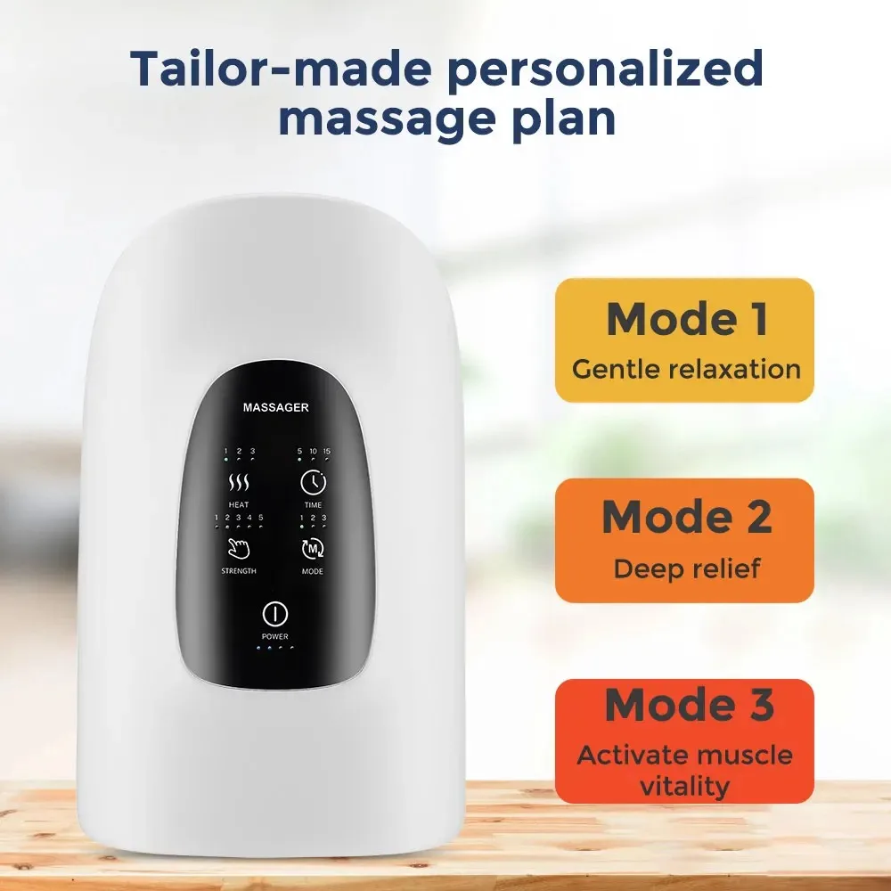 Hand Massager Relieve Fatigue Hand massager Heating palm beauty Air Compression Hot Compress Finger pressure Electric