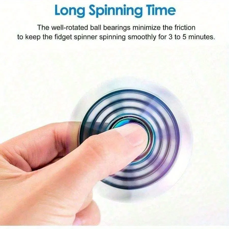 Butterfly Metal Fidget Spinner Toy – Durable Sensory Finger Spinner for Kids' Party Favors and Gifts