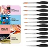 11pcs Fine Detail Paint Brush Set - Sturdy & Precise Miniature Brushes - Ideal for Warhammer 40k, Model & Art Painting 5