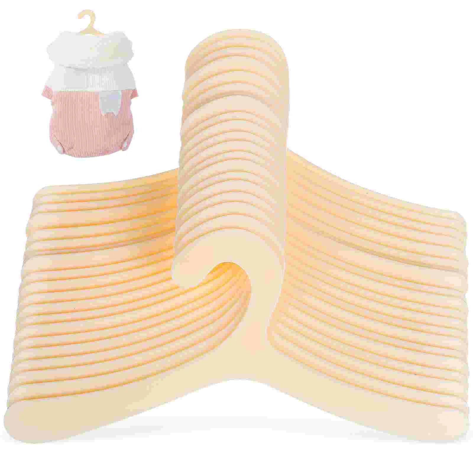 

40 Pcs Pet Apparel Hangers Dog Clothing Hanging Racks Cat Clothes Hangers for Small Pets