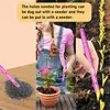 Dibber Planter Transplanter Adjustable Hand Dibber Dibber Garden Tool Garden Tool Efficient Transplanter For Beans Gardening 4