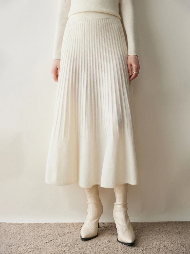 Cashmere Skirt Luxury