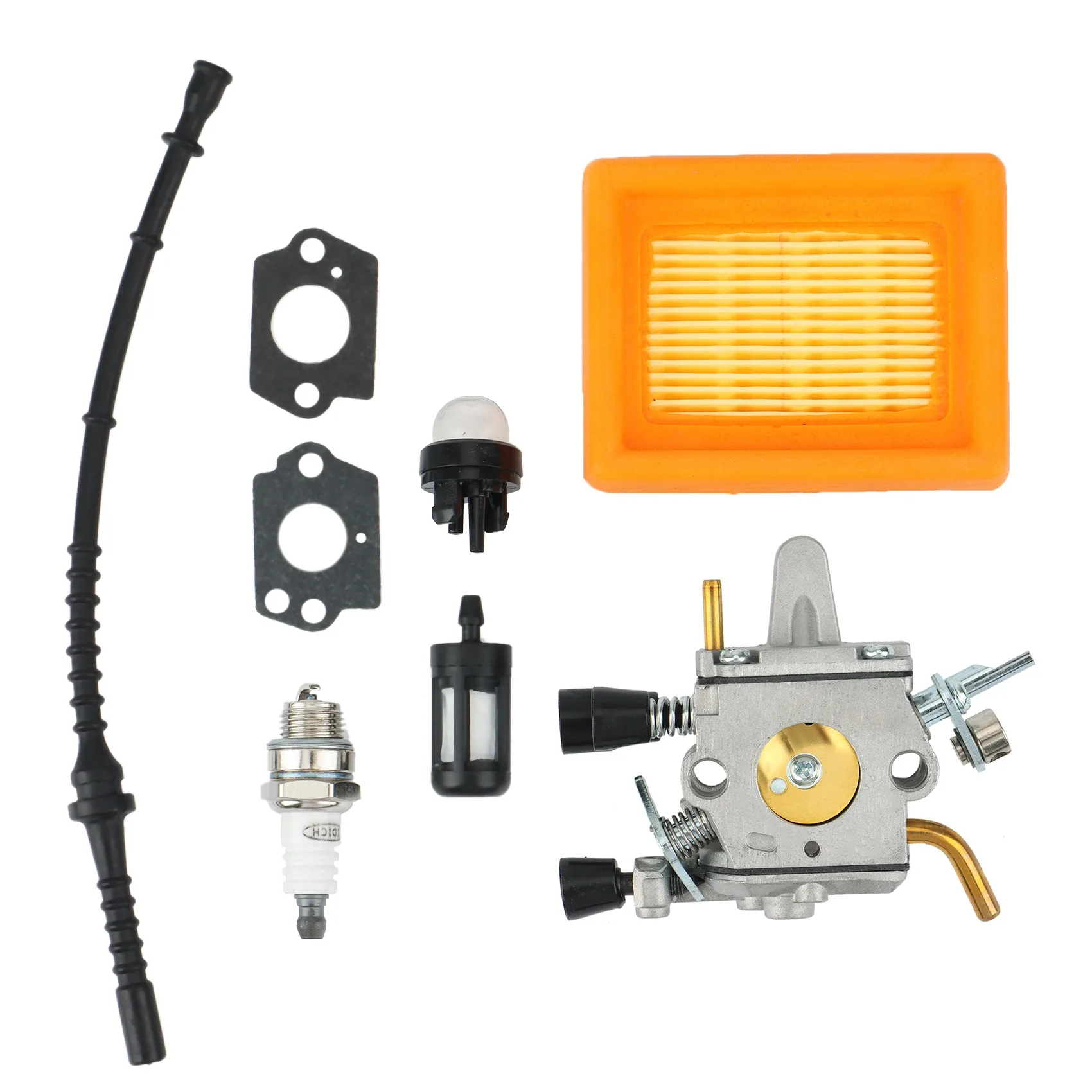 Linea Filtro Carburante Aria Carburatore Per Stihl Fs400 Fs450 Fs480 Sp400 Zama C1Q-S34H Carb 41281200651