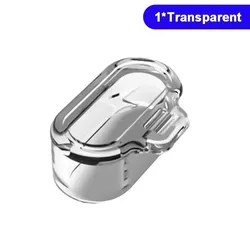 Universal TPU Clear Charging Port Dustproof Plug Cover Protector Cap (1x Transparent)