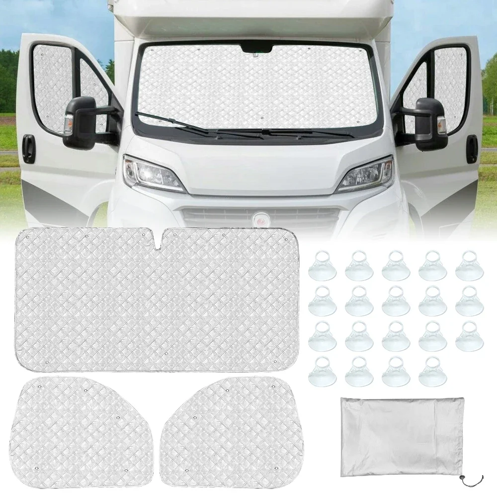 Car Internal Thermal Sunshade Blinds Kit 1