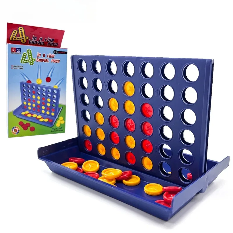 Four In A Row Bingo Chess Connect Classic Family Board Game Toys Fun Educational Toy for Kids Children Entertainment Game