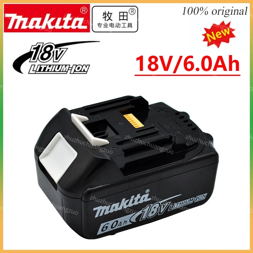 

Makita Original 18V Makita 6.0Ah Li-Ion Rechargeable Battery 18v drill Replacement Batteries BL1830 BL1860B BL1840 BL1850