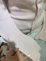 Pink Twist Cotton Long Sleeve Knitted Cardigan Women Simple Button Casual Preppy Style Jumper Sweet Cute Simple Sweater Top New - Image 6