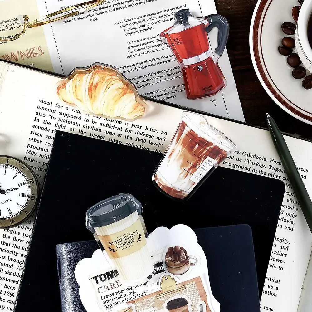 Latte Coffee Photo Clip Holder Chip Bag Binder Sealing Clips for Paper Food Packages Home Use