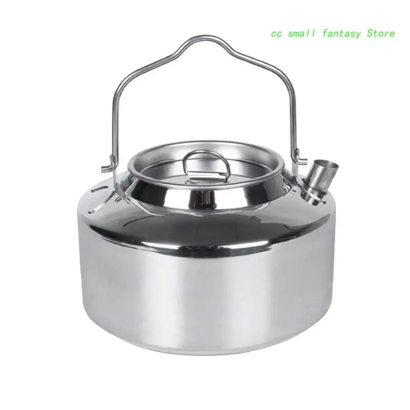 

Outdoor Camping-Kettle Lightweight Coffee Pot Outdoor Stainless Steel Tea-Kettle