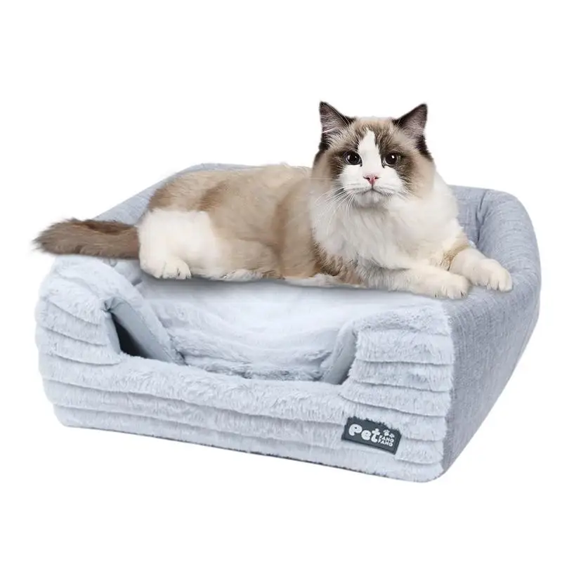 

Cat Houses For Indoor Cats Deep Sleep Comfort In Winter Cat Bed Anti Slip Calming Winter Pet House Durable and Breathable Kitten