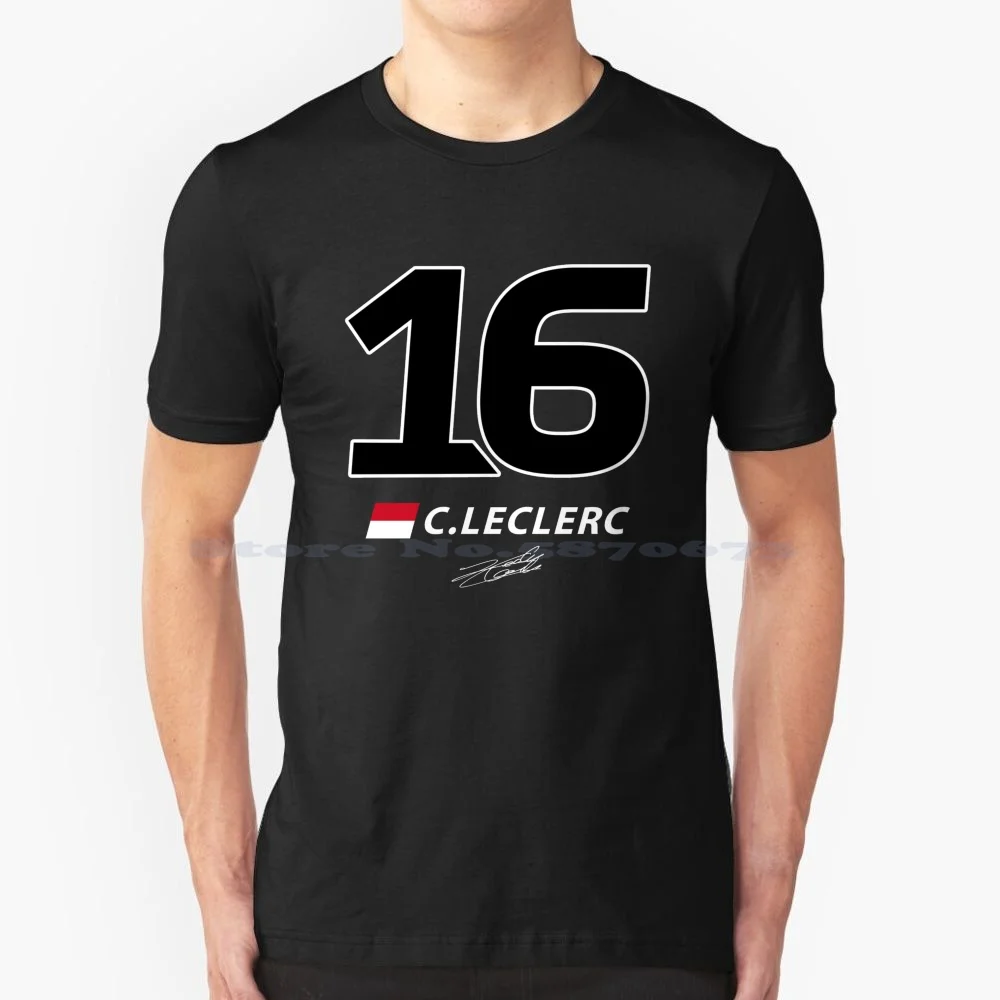 Charles Leclerc 16 2022 T Shirt 100% Cotone Tee Charles Leclerc 16 Leclerc Racing 2022 Charles Leclerc Charles Leclerc 2022