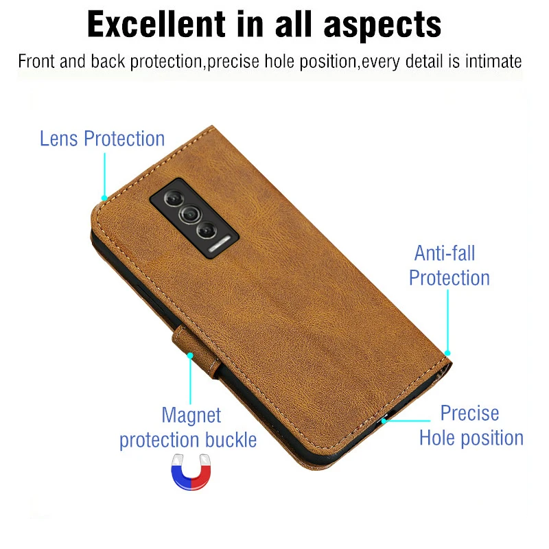 Elegant Flip Leather Wallet Phone Case - Premium Protective Cover and Stylish Shell Bag
