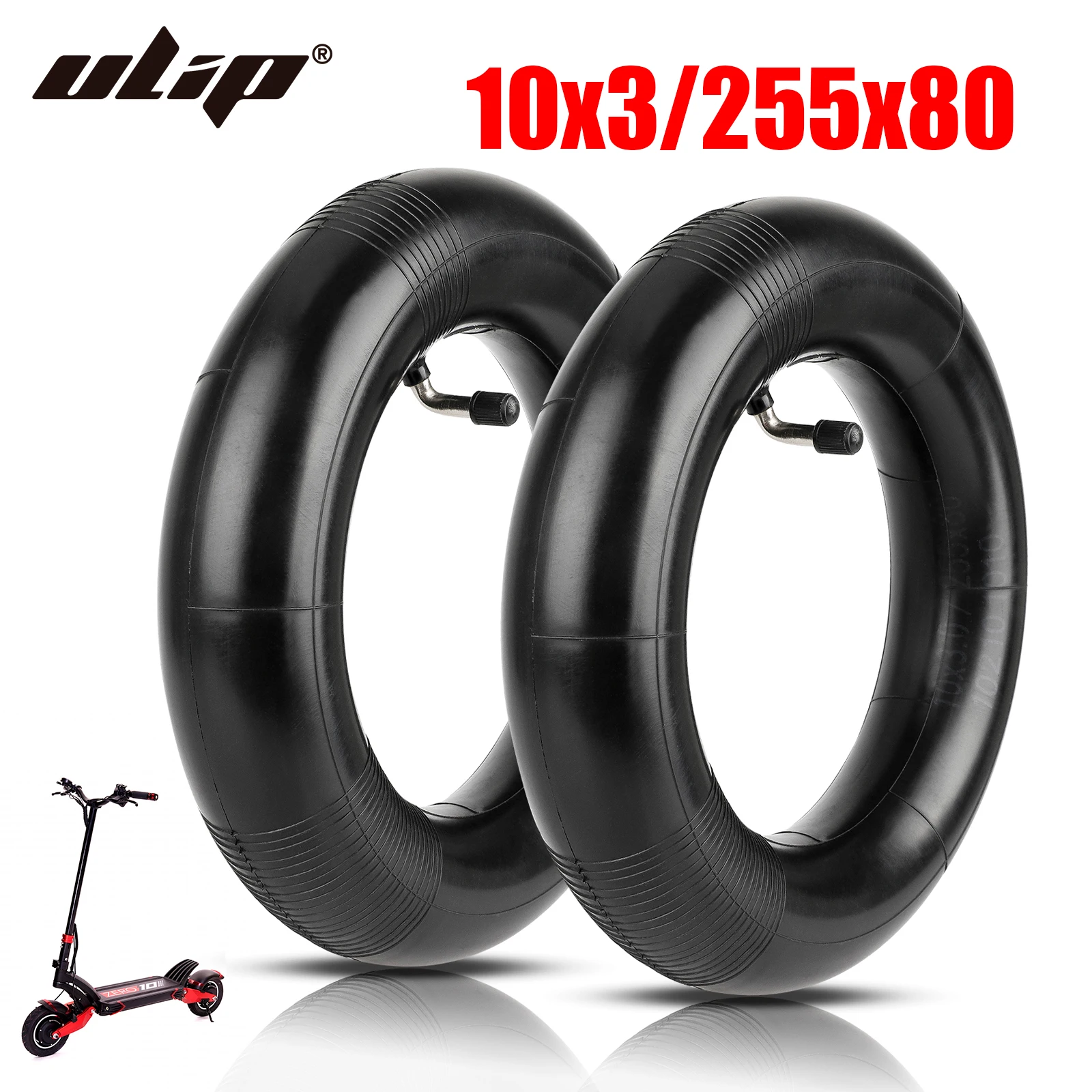 ULIP 2PCS 10x3 Verdicken Innenrohr Ersatzteile Für Null 10X/Kaabo/Kugoo Elektrische Roller Reifen 10x3 255x80 80/65-6 90/65-6,5