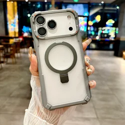 Ultimate Rugged Shockproof Metal Magnetic Case with Camera Protection and Ring Armor Holder - iPhone 12 Pro Max (GRAY)