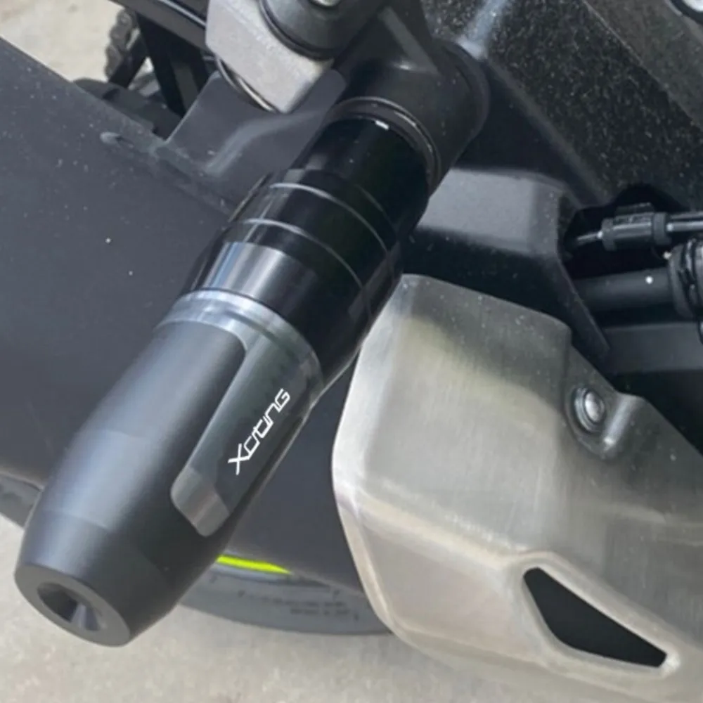 

Motorcycle Exhaust Frame Slider Crash Pad Falling Protector FOR KYMCO XCITING 250 300 500 400 DOWNTOWN 125/200/300/350 With logo