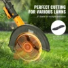 VEVOR Lawn Edger 20 V Battery Powered 9-inch 3-Position Blade Depth for Lawns Driveways Borders and Sidewalk Edges 4