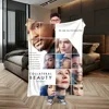 Your Picture Blanket Cover Coral Fleece Plush Customized DIY Print on Demand Dropshipping Warm Throw Blankets for Bed Bedspread 3