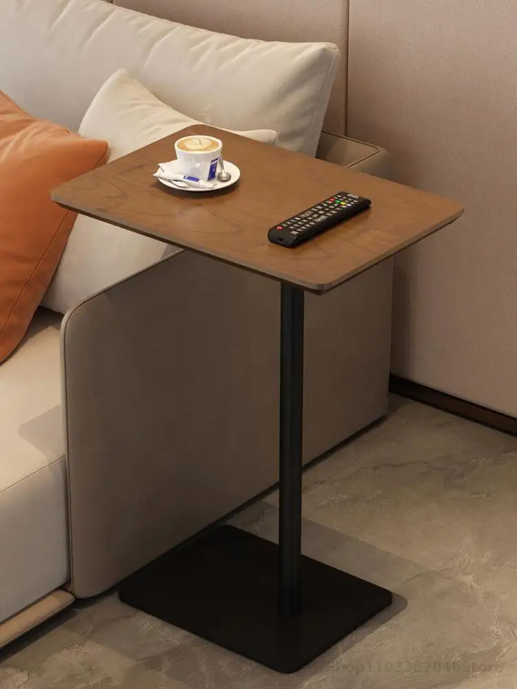 Creative Solid Wood Sofa Side Table Removable Mini Living Room Small Coffee Table Corner Side Cabinet Small Apartment