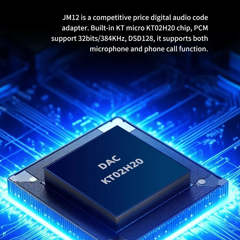 JCALLY JM12 Digital Audio Adapter Type-C to 3.5mm Hifi DAC KTO2H20 Chip 32bits 384KH DSD128 Decoder Type C to 3.5mm Earphone Amp