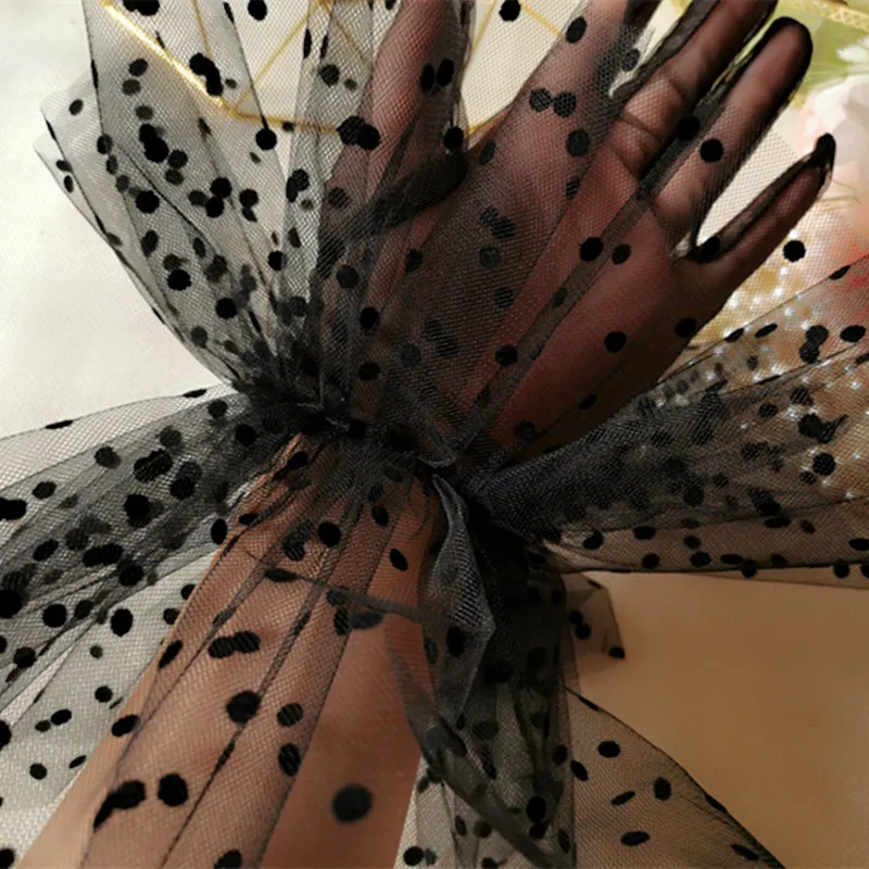 Sheer Tulle Gloves for Wedding Bride