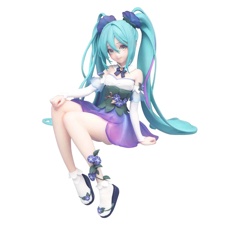 

Stock Original FuRyu Flower Fairy Noodle Stopper Hatsune Miku Piapro VOCALOID Flower Fairy Action Anime Figure Model Toys Doll