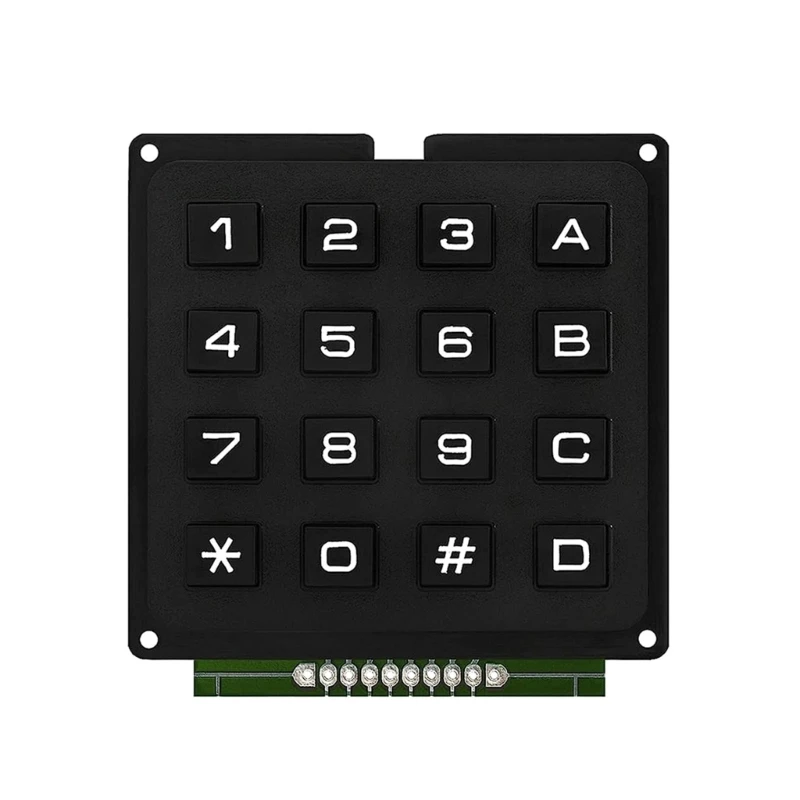 

4x4 Matrixes Button Keyboard Keypad Array Modules ABS Plastic Keys 4x4 16 Key Button Membrane Button DIY Drop Shipping
