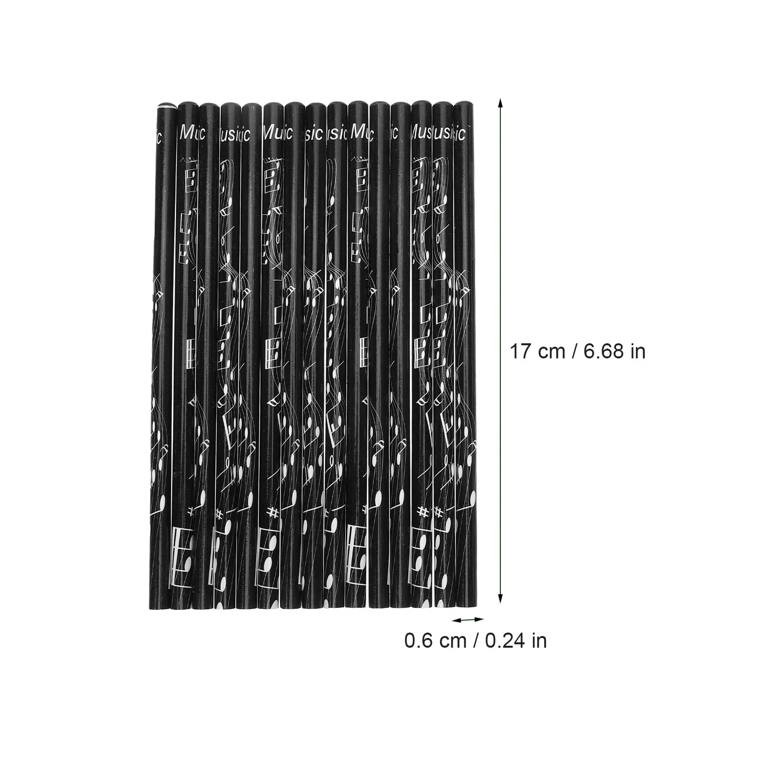 36 Pcs Music Note Pencils Bulk Premium Wooden Lead Pencils For School Stationary Birthday Pencils Christmas Pencils For Kids