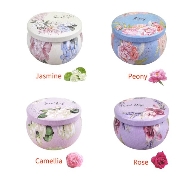 Candle Tins 4 Pack 4.4Oz Candle Containers for Making Candles Candle Tins  for Making Candles Bulk Candle Jars with Lids Bulk - AliExpress