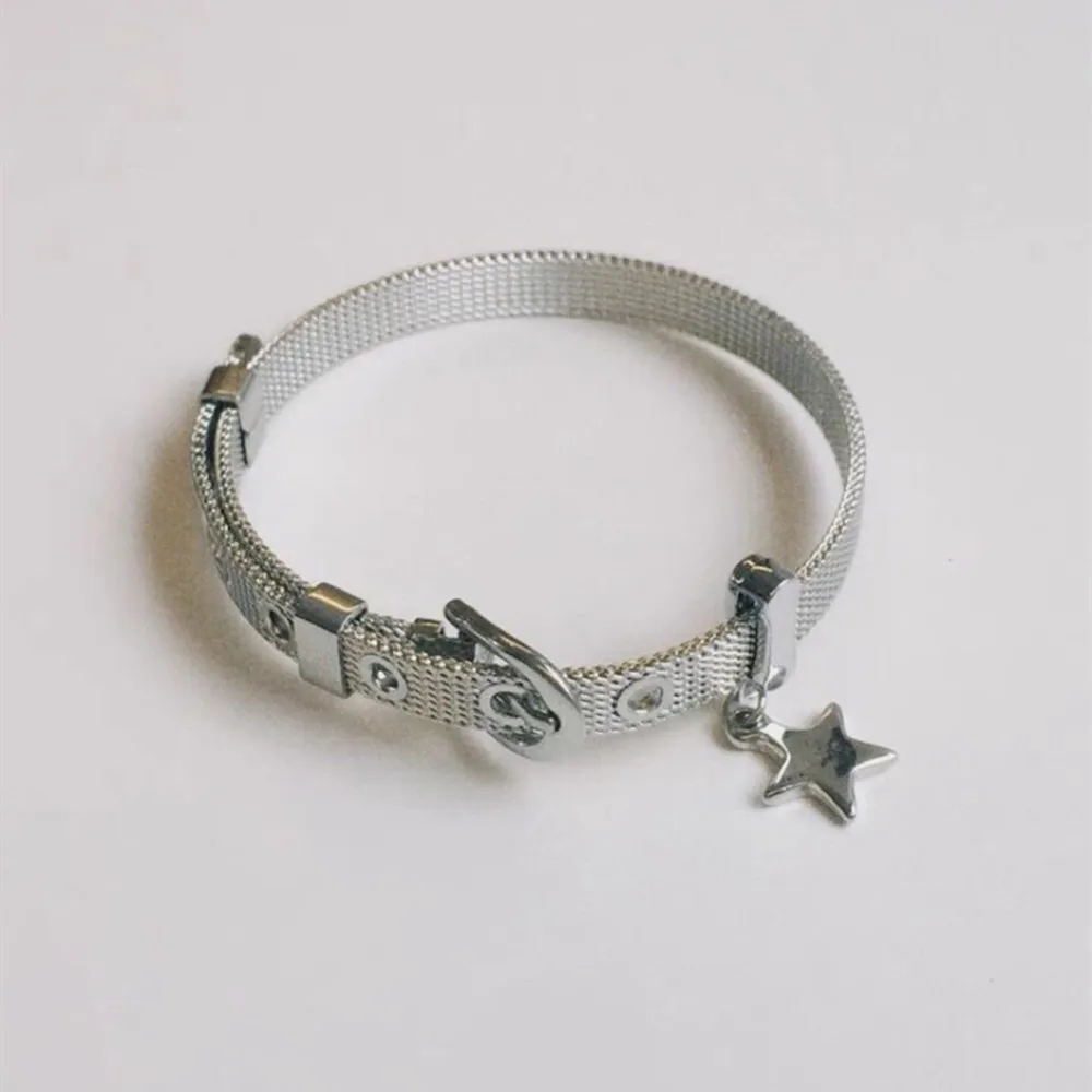 Bracelet Jewelry Y2K Harajuku Star Charms Titanium Steel Belt Bracelets Bangles for Women Egirl Punk Cool Pentagram Bracelet On Hand New Jewelry