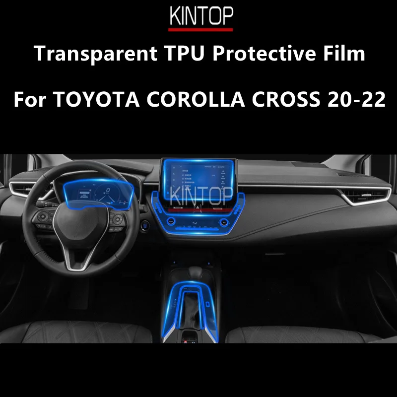 

Внутренняя центральная консоль для TOYOTA COROLLA CROSS 20-22, прозрачная фотопленка для ремонта от царапин