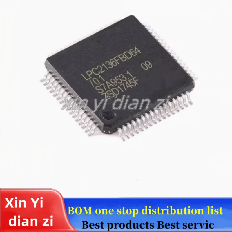 

Микроконтроллер LPC2136FBD64 LPC2136 QFP, микроконтроллер, микросхемы