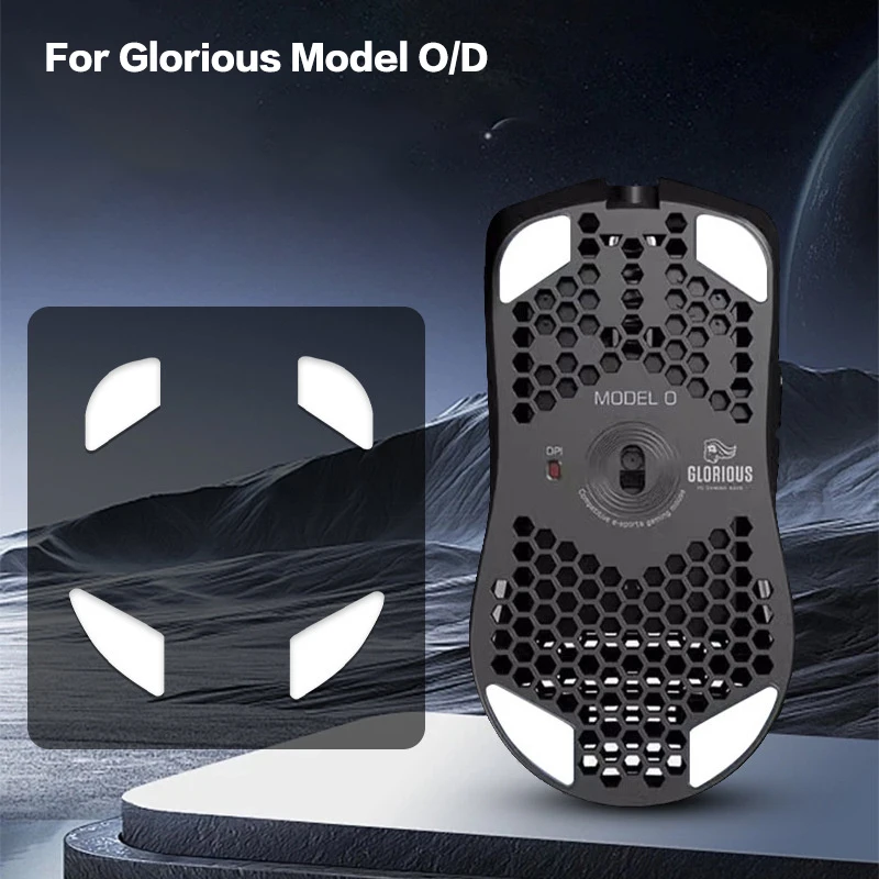 Replacement Mouse Foot Sticker Anti-Slip Mouse Skates Pad for Glorious Model O/Model D Gaming 1 Set