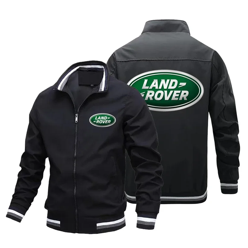 Stylish new Spring/Fall 2024 Hot Land Rover Logo Casual racing motorcycle bike jacket outdoor sportswear