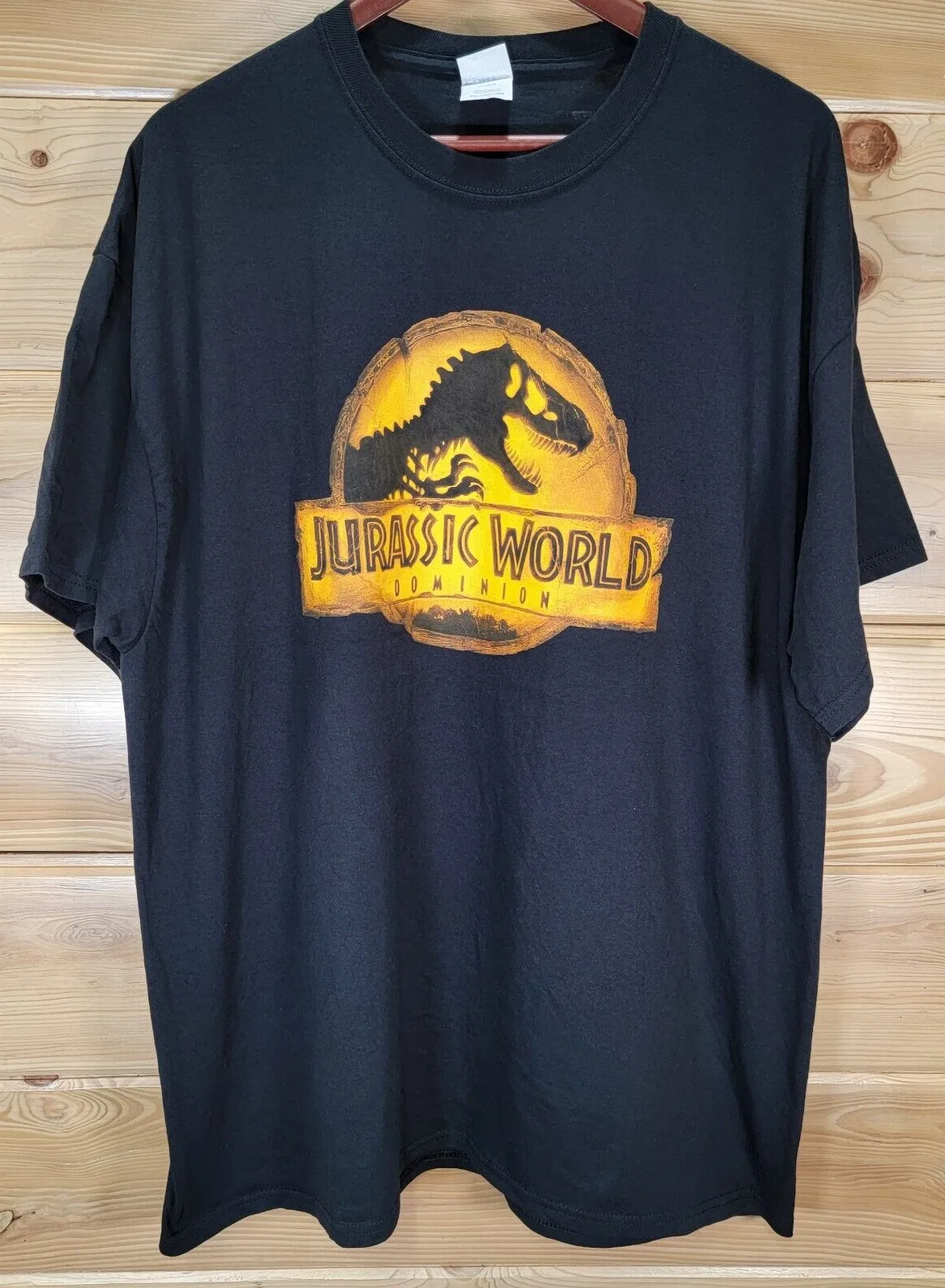 Jurassic World Dominion Movie Promo T Shirt Carts Jr Dr Pepper Size 2Xl Nero Maniche Lunghe O Corte