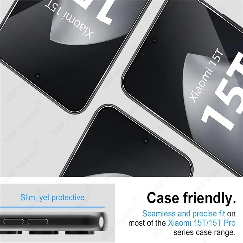 3-Pack Premium 9H Tempered Glass Screen Protector Sheets
