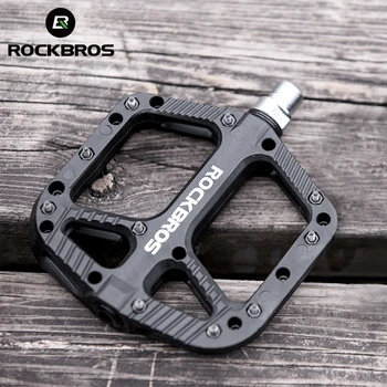 ROCKBROS Ultraleicht Dichtung Lager Fahrrad Pedale Radfahren Nylon Road bmx Mtb Pedale Flache Plattform Fahrrad Teile Zubehör 1