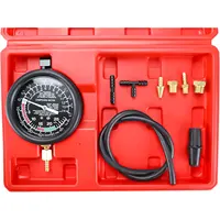 Engine Vacuum Pressure Tester, Car Engine Vacuum Fuel Pump&Vacuum Tester Gauge Carburetor Pressure Diagnostics Leakage Tester 2